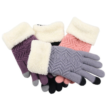 Winter Knitted Gloves For Women