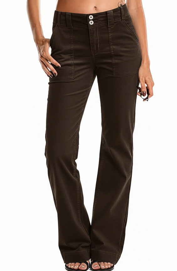 Lightweight Sports Pants Zipper Pocket Exercise Workout Pants For Women