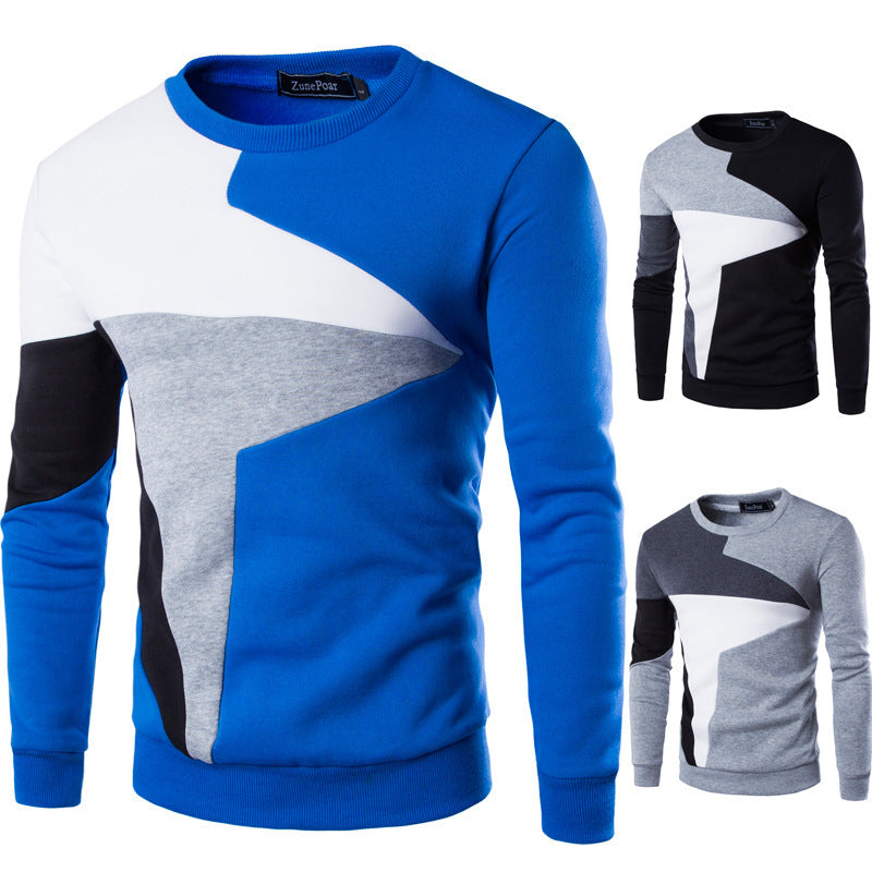 Men's Printed Casual O-Neck Slim Cotton Knitted Sweaters - Pullovers Brand Clothing For Men
