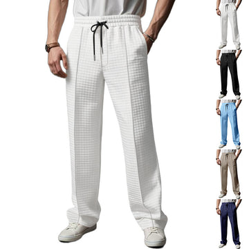 Men's Casual Sports Business Breathable Jogging Straight Trousers