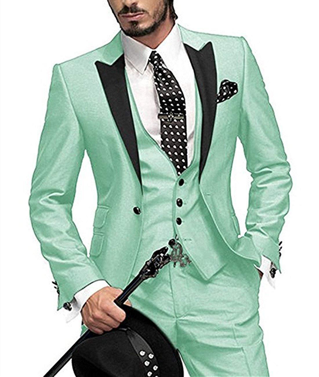Men's All-Season Three-Piece Suit - Bridegroom And Best Man Wedding Suit