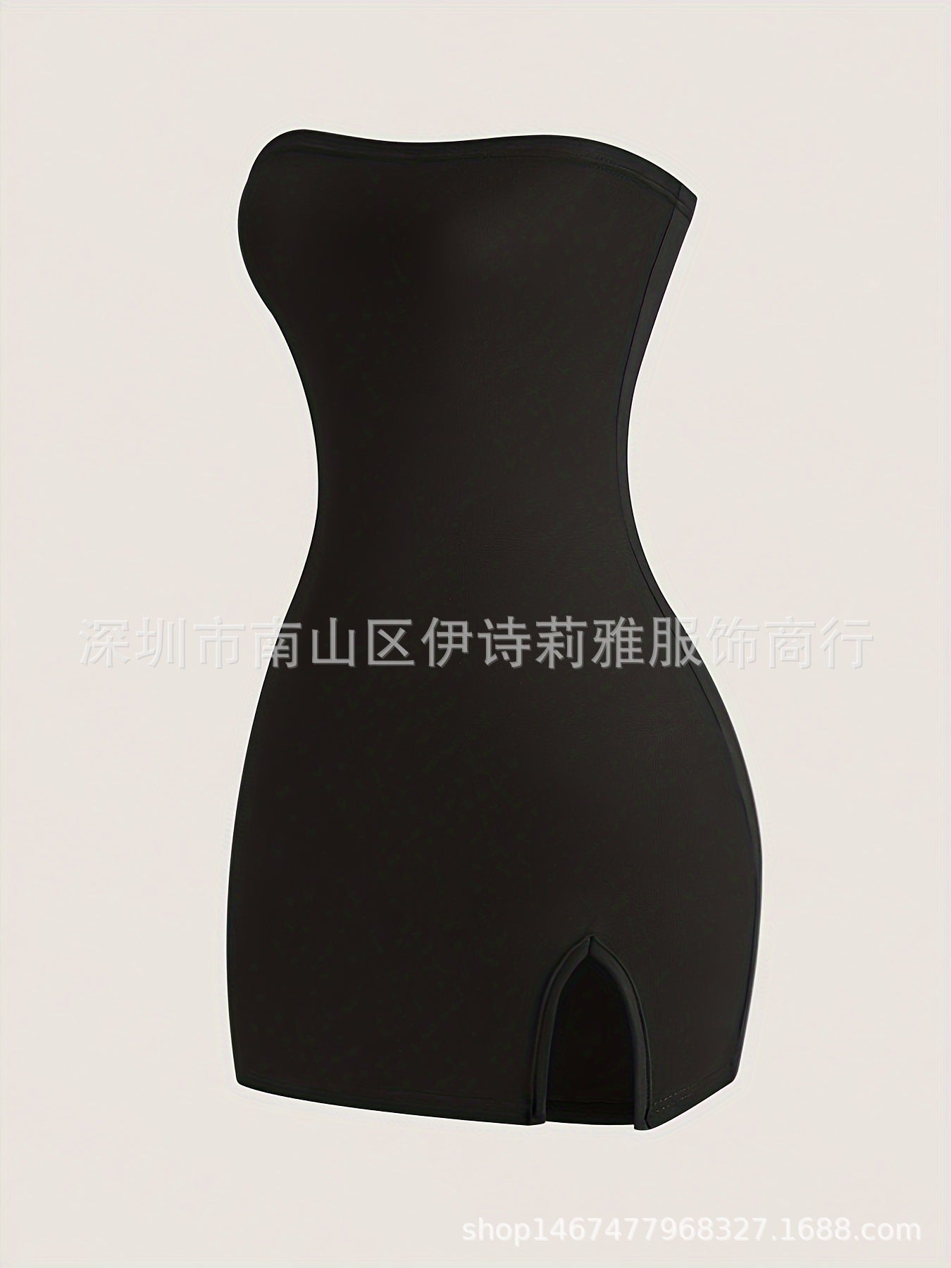 Sexy Tube Top Slim Fit Hip-Hugging Short Dress For Women