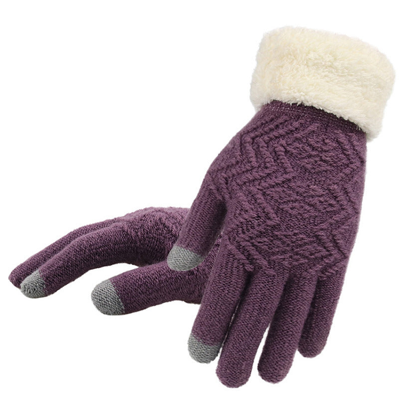 Winter Knitted Gloves For Women