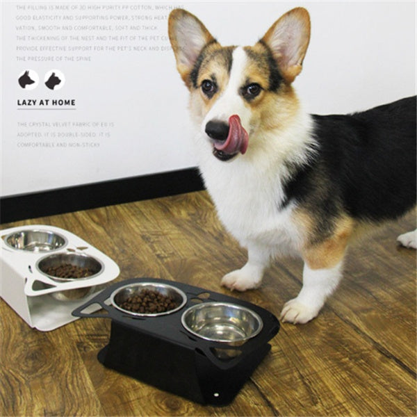 Anti-Falling Cat And Dog Feeding Water Bowl - With Stable Base
