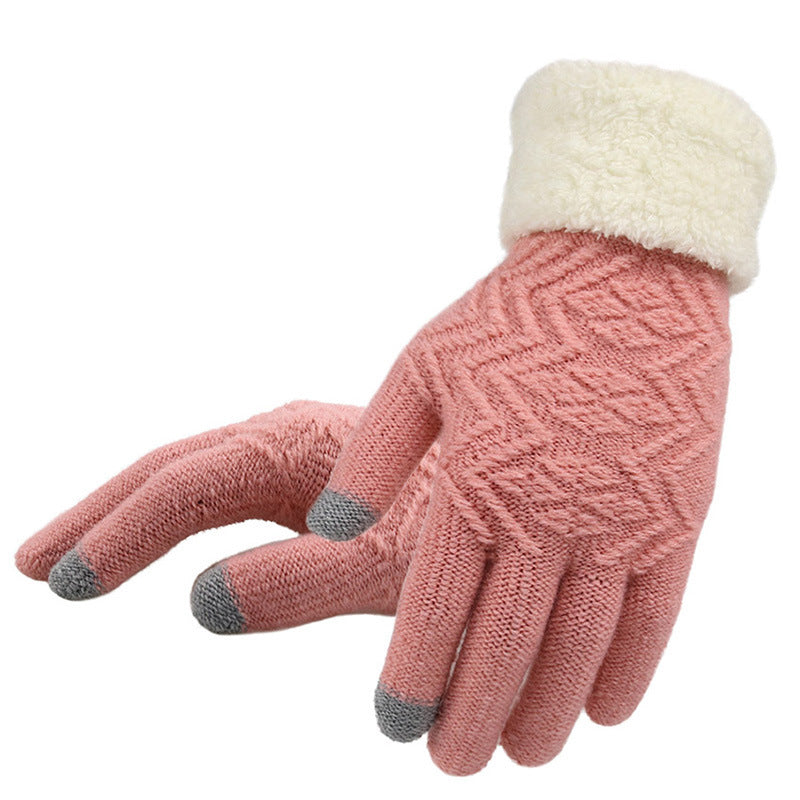 Winter Knitted Gloves For Women