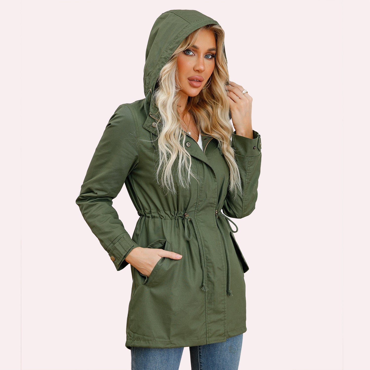 Women's New Cotton Anorak Coat For Spring And Autumn