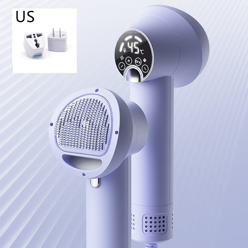 Smart Pet Hair Dryer Integrated With Intelligent Blowing and Combing Feature - Silent And Unharmful Cat Hairdressing Machine