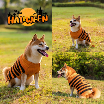 Pet Costume Teddy Warm Leisure Sweater - Halloween Dog Sweaters