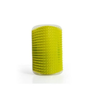 Cat Self-Grooming Brush With Wall Rubbing Device Feature