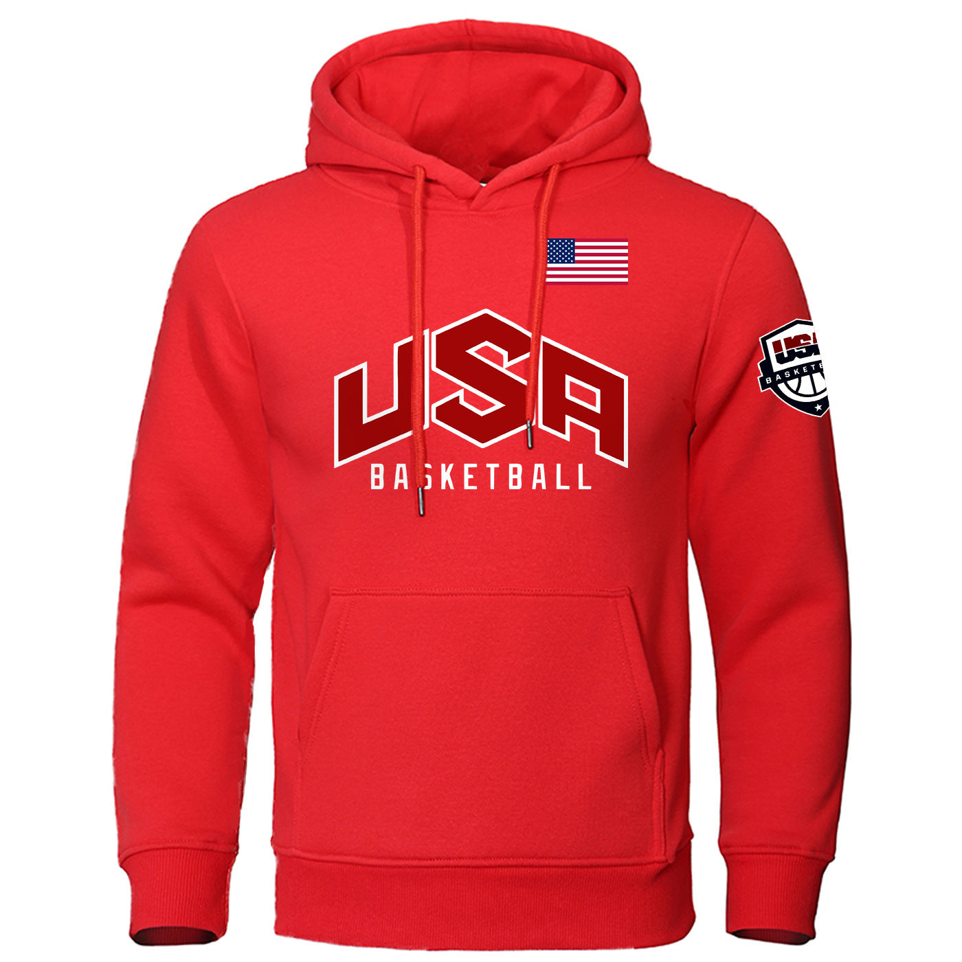 Men's Athlete Print Sports Warm Hoodie