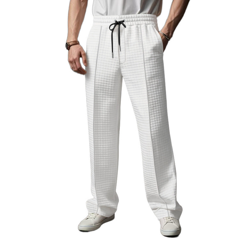 Men's Casual Sports Business Breathable Jogging Straight Trousers