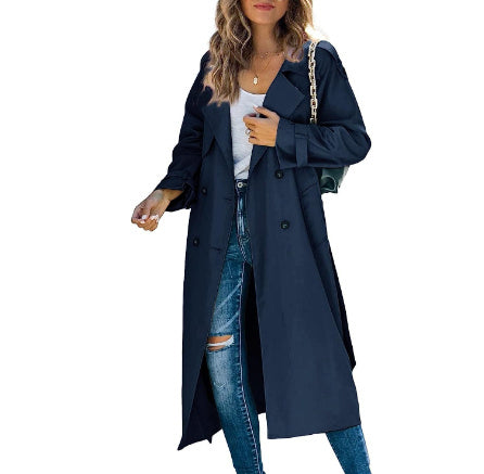 Women's Fashion Casual Solid Colour Windbreaker Jacket