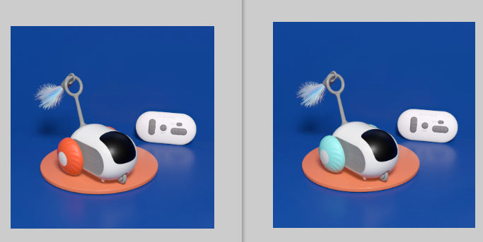 Remote Control Interactive Pet Car Toy With USB Charging - Automatic Self-Moving And Interactive Cat Toy