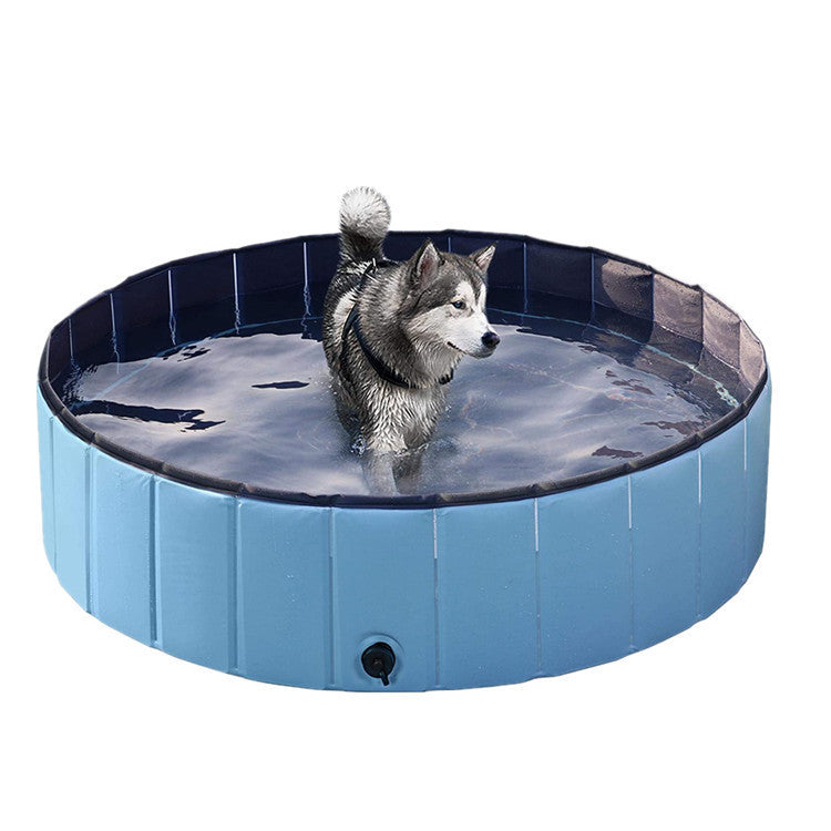 Foldable Pet Swimming Pool For Pet Bath - Also Suitable For Large Dogs