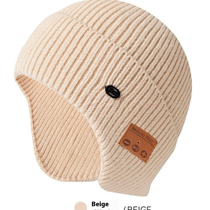 Thickened Bluetooth Knitted Cap For Women