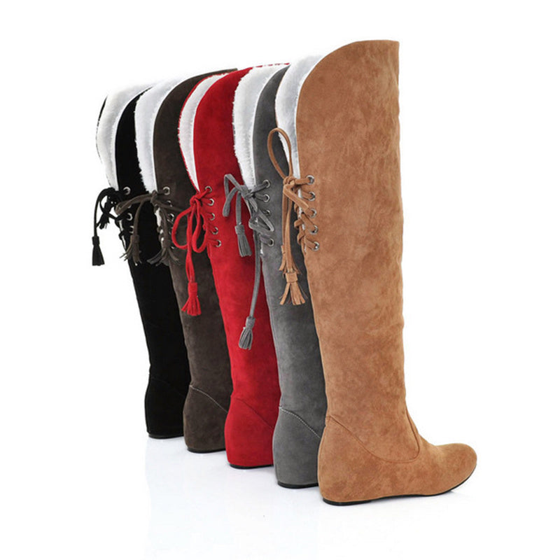 Over-the-Knee Boots Plus Size Warm Snow Boots