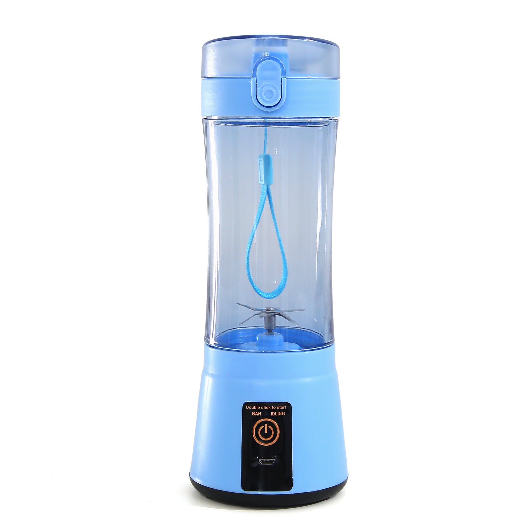 Portable Electric Fruit Juicer - Wireless USB Rechargeable Mini Multifunction Smoothie Blender