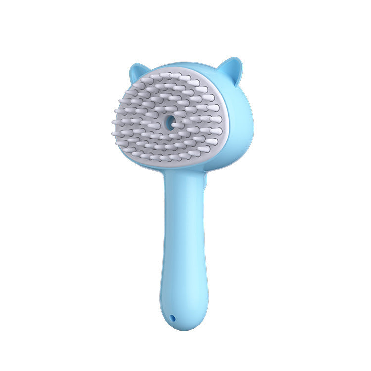 Multifunctional Pet Grooming Hair Cleaning Brush With Mist - Rechargeable Self Cleaning Slicker Brush For Dogs & Cats