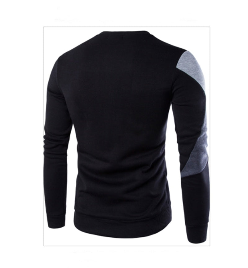 Men's Printed Casual O-Neck Slim Cotton Knitted Sweaters - Pullovers Brand Clothing For Men