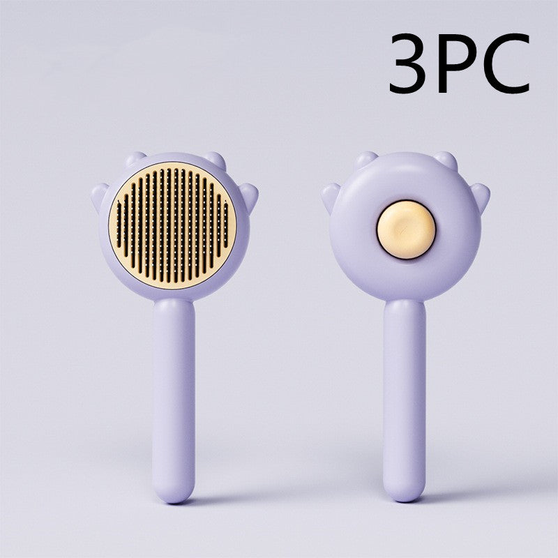 Pet Comb And Massage Brush - Hair Removal Brush For Cat And Dog Grooming