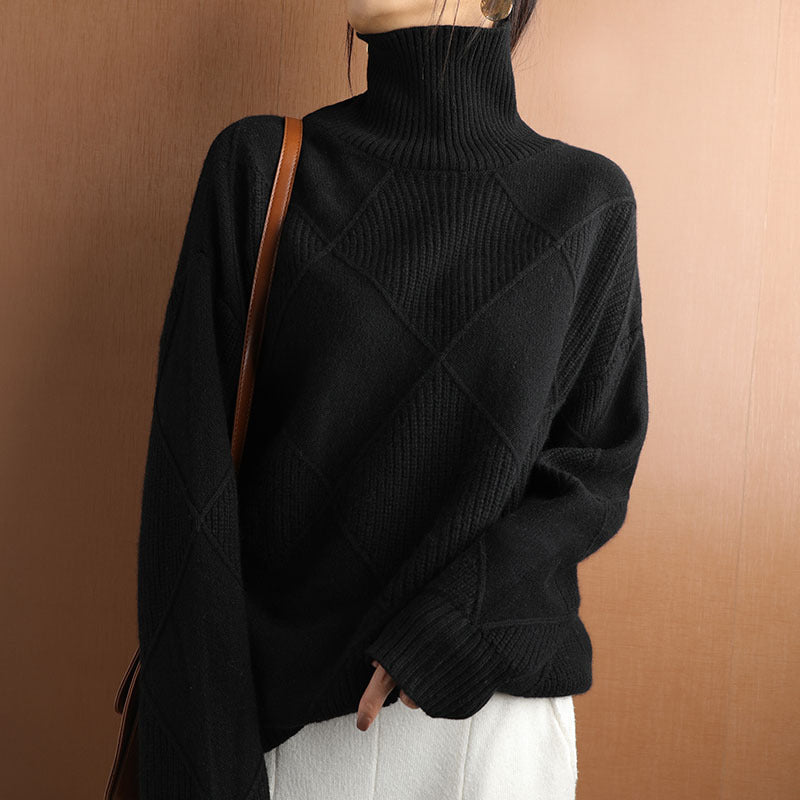 Knitwear Autumn And Winter Long-Sleeved Outer Wear Bottoming Shirt For Women