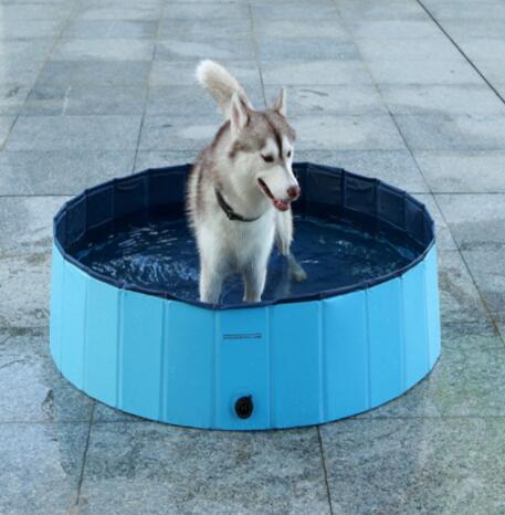 Foldable Pet Swimming Pool For Pet Bath - Also Suitable For Large Dogs