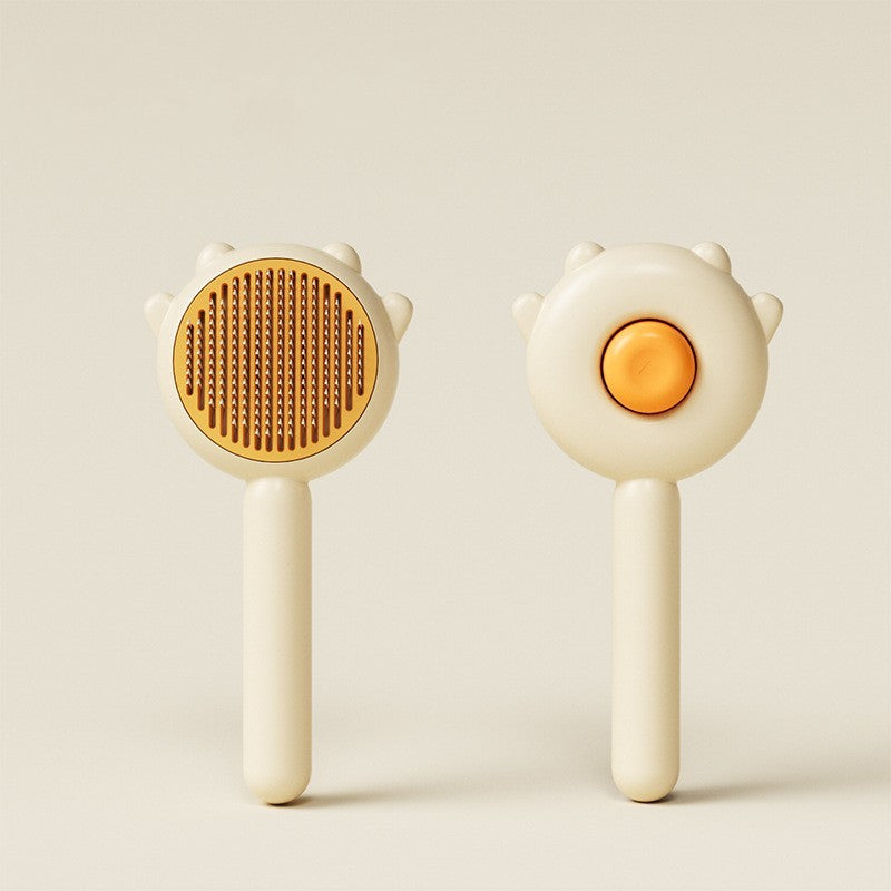 Pet Comb And Massage Brush - Hair Removal Brush For Cat And Dog Grooming