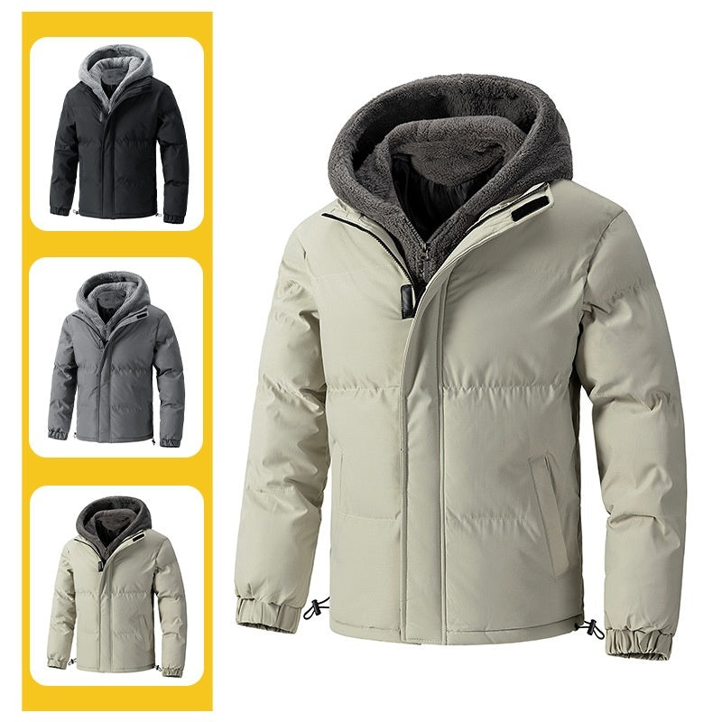 Men's Two Pieces Loose Padded Coat
