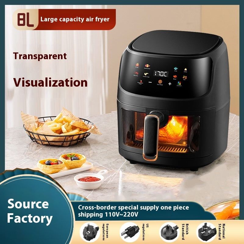 Home Visual Touch Screen Large Capacity Air Fryer