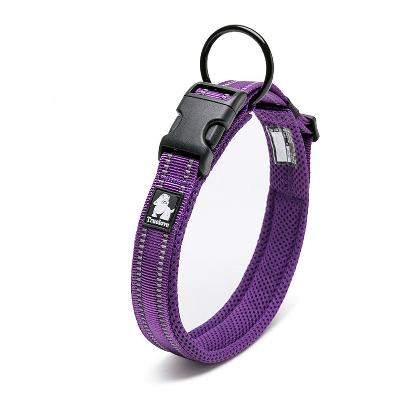 Anti Strangulation Medium Teddy Pet Collar Leash With soft Buckle - Durable Pet Necklace