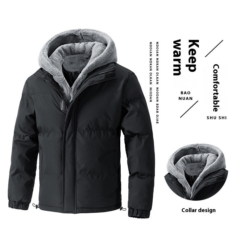 Men's Two Pieces Loose Padded Coat