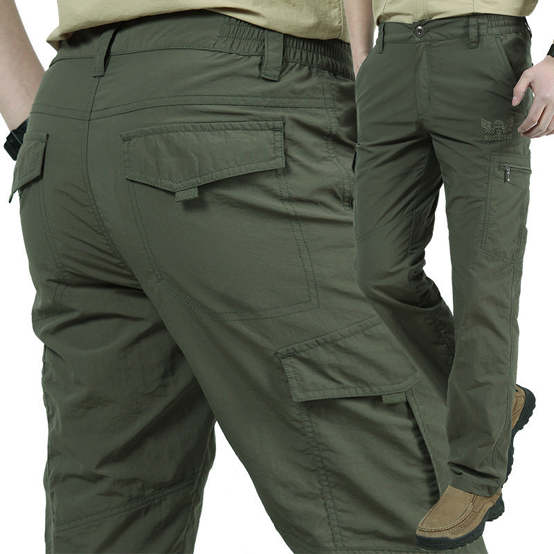 Men's Plus Size Loose Cargo Pants