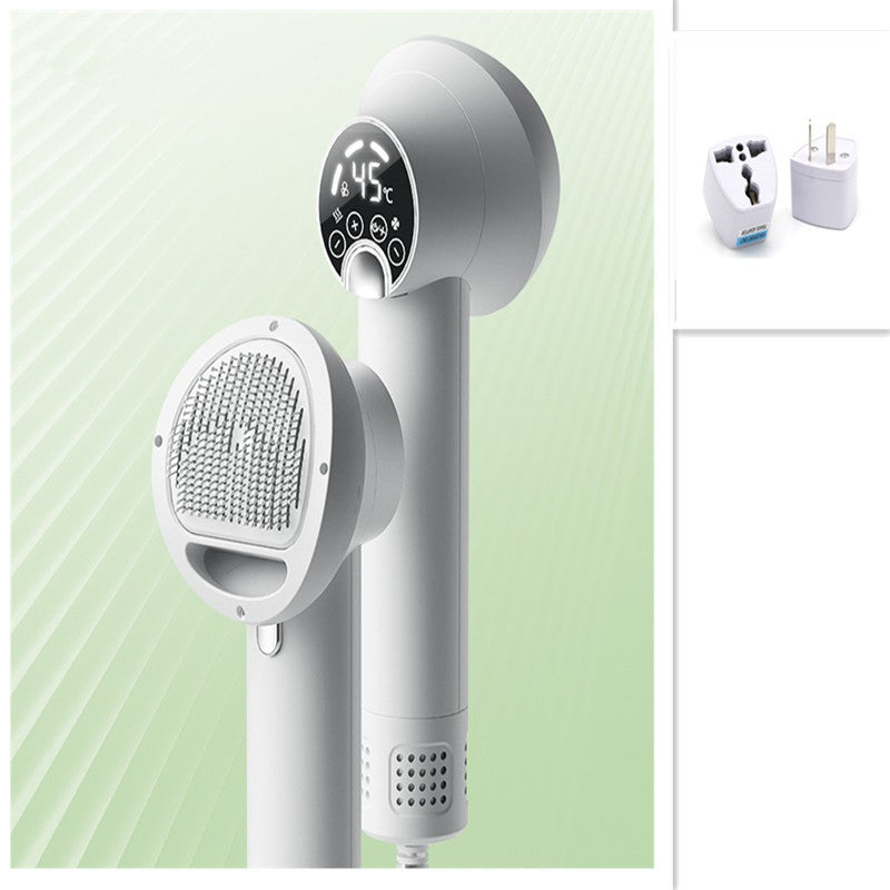 Smart Pet Hair Dryer Integrated With Intelligent Blowing and Combing Feature - Silent And Unharmful Cat Hairdressing Machine