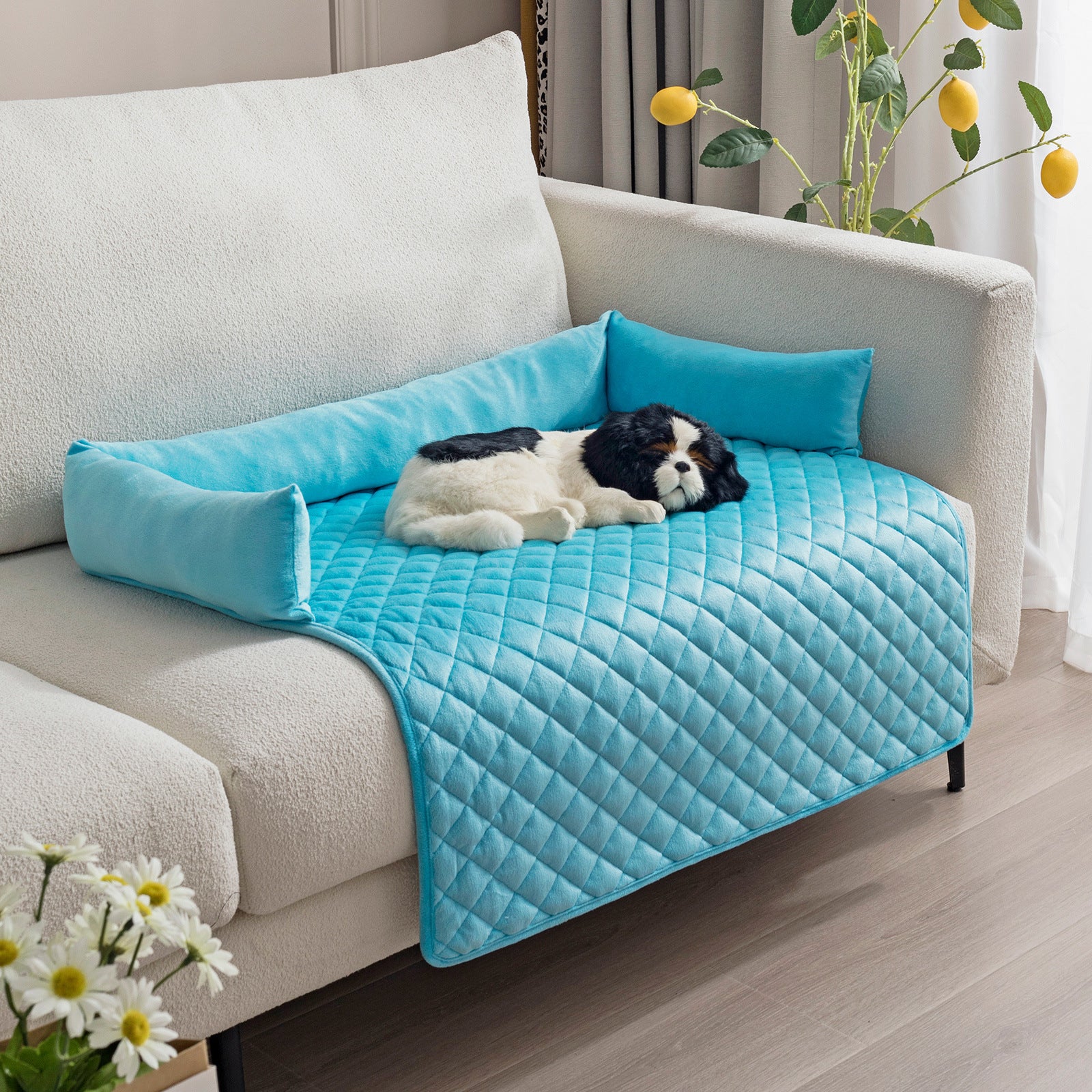 Pet Sofa Cushion Warm Bed For Large Dogs - Cat Mat Also Suitable As Sofa Protector