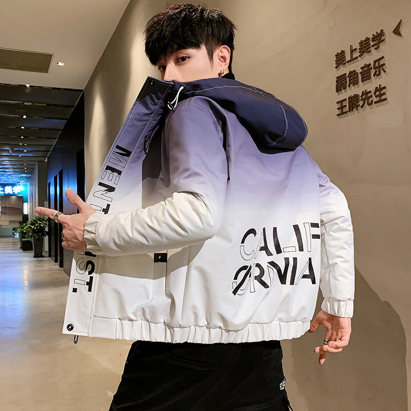 Thin Gradient Coat For Men