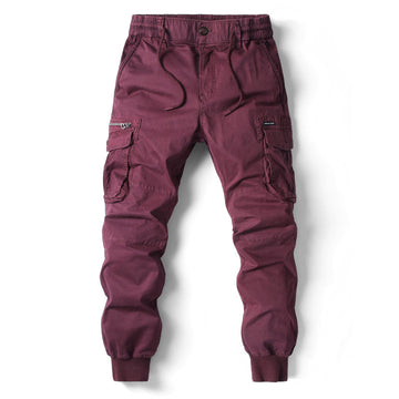 Men's Multi-Colour Casual Plus Size Trousers