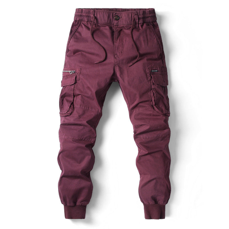 Men's Multi-Colour Casual Plus Size Trousers