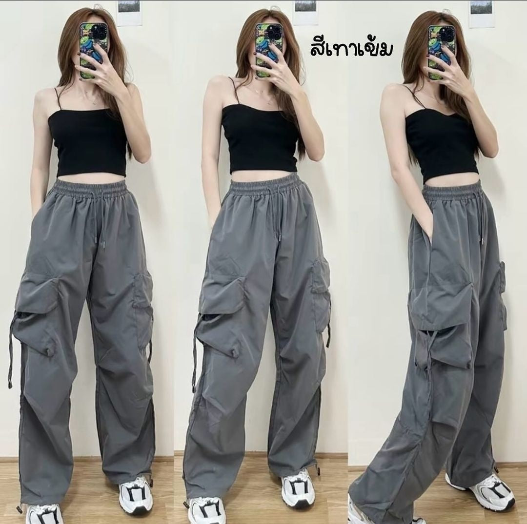 Women's Summer High Waist Retro Quick-Drying Casual Pants