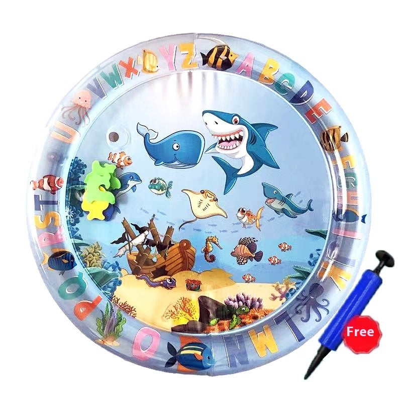 Summer Cooling Pet Water Bed With Cushion Ice Pad - Suitable For Summer Dog And Cat Sleeping Square Mat