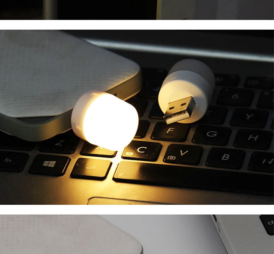 USB Light Plug In Lamp LED USB Book Light Eye Protection Reading Light Desk Lamps For Power Bank PC Laptop Notebook Night Light