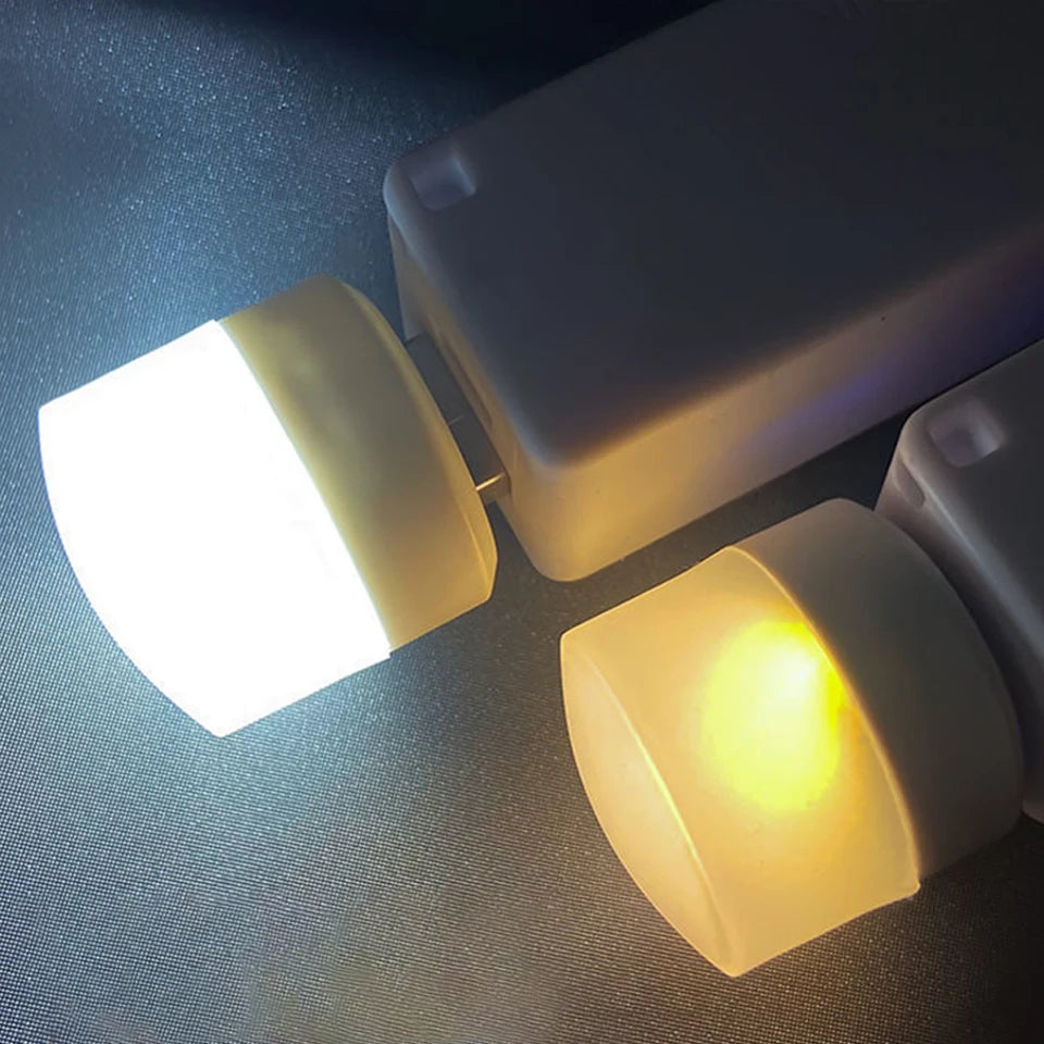 USB Light Plug In Lamp LED USB Book Light Eye Protection Reading Light Desk Lamps For Power Bank PC Laptop Notebook Night Light