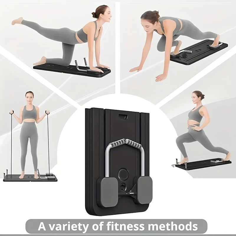 Buikspieroefenbord Fitnessbord Been- en armtoner Multifunctionele Pilates Reformer Set Fitnessapparatuur voor thuis