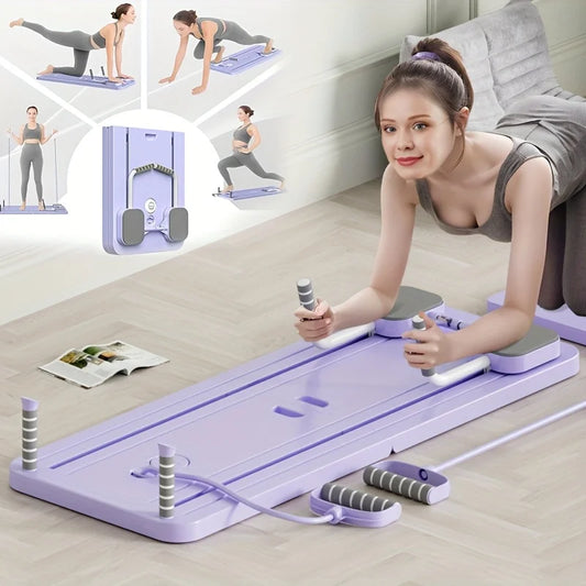 Buikspieroefenbord Fitnessbord Been- en armtoner Multifunctionele Pilates Reformer Set Fitnessapparatuur voor thuis
