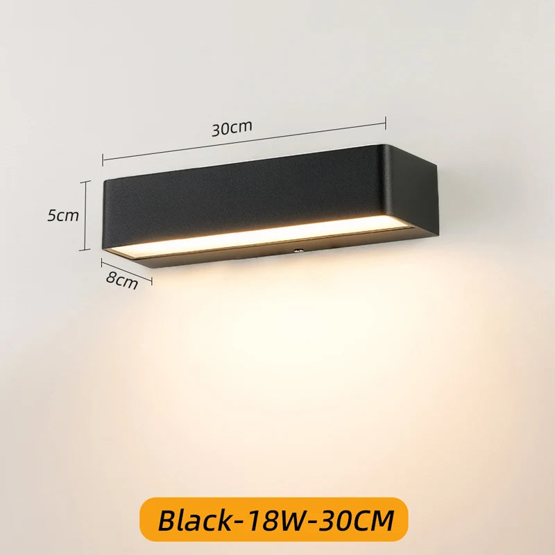 Led Outdoor Wall Light Waterproof IP65 Wall Lamp Indoor for Living Room Porch Garden Lights Terrace Decoration Balcony Lighting
