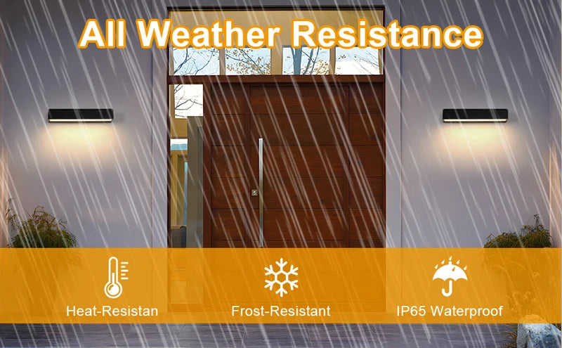 Led Outdoor Wall Light Waterproof IP65 Wall Lamp Indoor for Living Room Porch Garden Lights Terrace Decoration Balcony Lighting