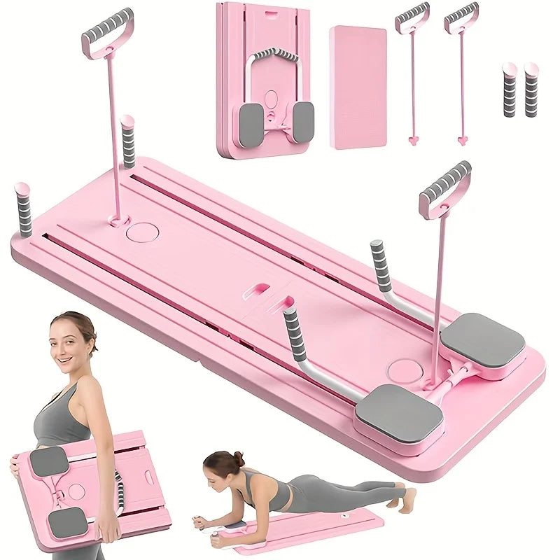 Buikspieroefenbord Fitnessbord Been- en armtoner Multifunctionele Pilates Reformer Set Fitnessapparatuur voor thuis