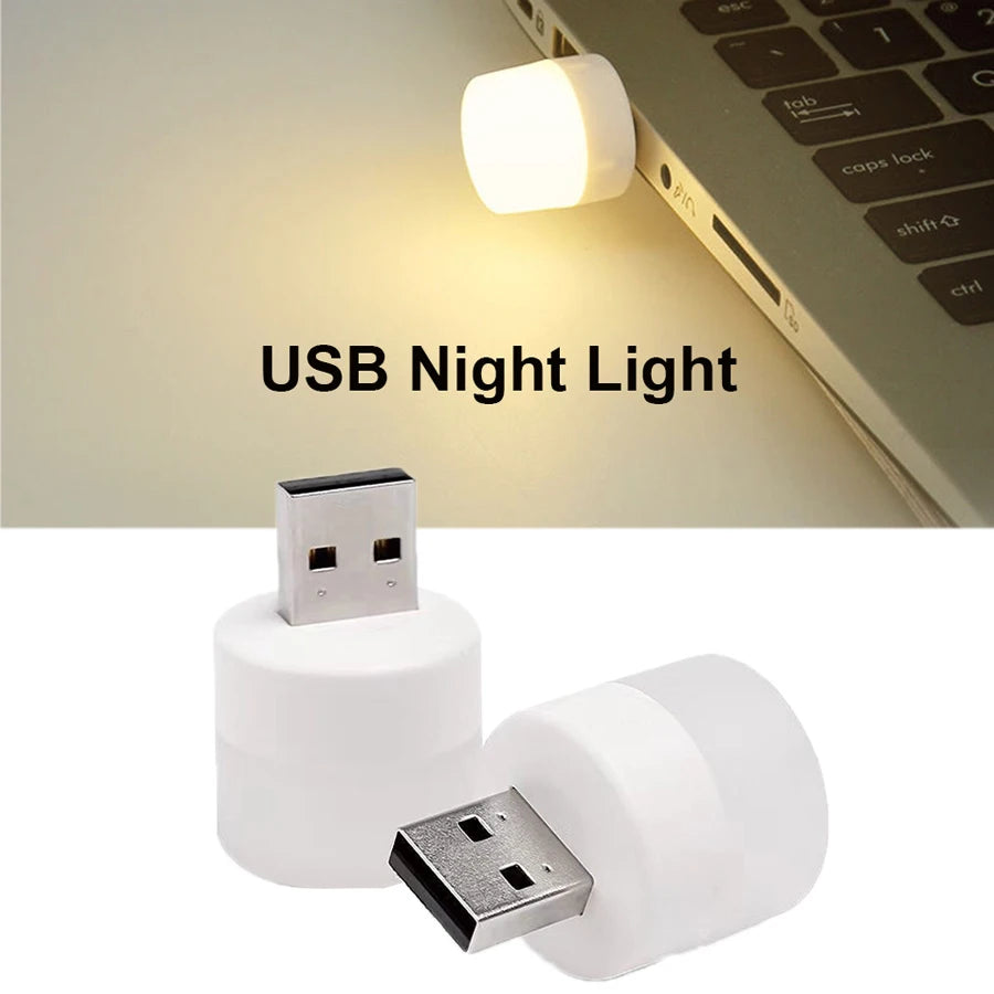 USB Light Plug In Lamp LED USB Book Light Eye Protection Reading Light Desk Lamps For Power Bank PC Laptop Notebook Night Light