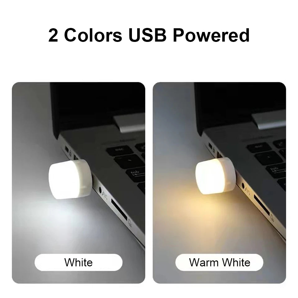 USB Light Plug In Lamp LED USB Book Light Eye Protection Reading Light Desk Lamps For Power Bank PC Laptop Notebook Night Light
