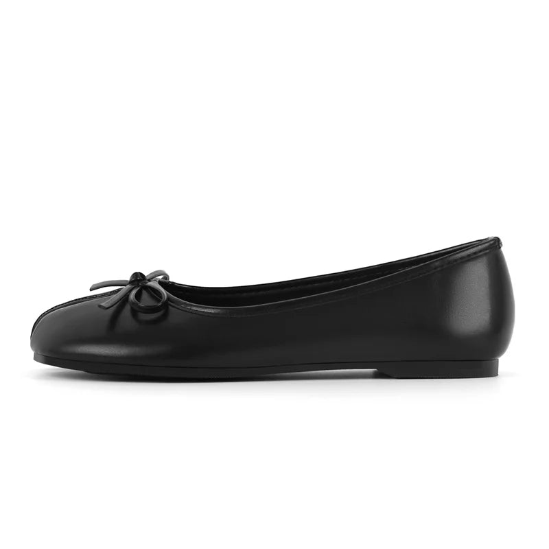 Womene Split Toe Flats Ballet Strap Retro Elegant Big Size Spring Autumn Comfortable Daily  Slip On Loafers