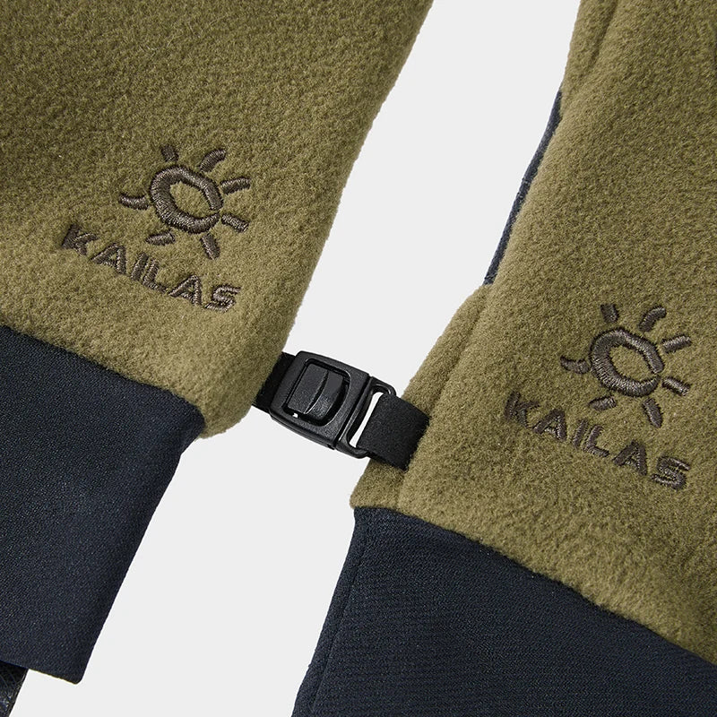 Men's Fleece Gloves For Hiking And Traveling KM2464102